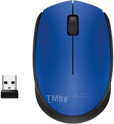 Мышь Logitech M171 Wireless Mouse синий/черный [910-004640] (910-004640) Blue СТБ