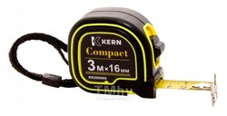 Рулетка измер. KERN COMPACT, 3м/16мм, 2-стор. желт. лента, 1 фикс., корпус 2К, магнит KE200000