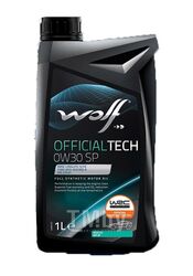 Моторное масло (PN 1049042) OfficialTech 0W-30 SP 1 л Wolf 65646/1