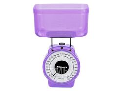 Весы кухон с чашей 1кг мех фиолетовые SAKURA SA-6018P