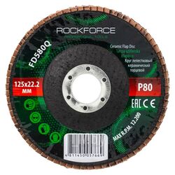 Круг лепестковый керамический торцевой RockFORCE RF-FD580Q