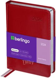 Ежедневник Berlingo Датированный Silver Pristine А6 / DD4_82602 (184л, красный)