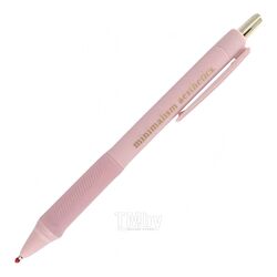 Ручка шарик. "Aesthetics" 0,5 мм, пласт., матов., розовый, стерж. синий Be Smart BSBP008-01-case