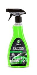 Очиститель кузова Mosquitos Cleaner: концентрат (100-200 г/л) для удаления следов насекомых, древесных почек со стекол, капота, пластиковых и хромир. деталей, 500 мл GRASS 118105