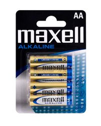Батарейка AA LR6 Maxell Алкалайн 4 шт. в блистере 723758