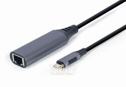 Сетевой адаптер Cablexpert A-USB3C-LAN-01, USB-C (вилка) в Гигабитную сеть Ethernet (RJ-45 розетка)