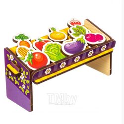 Игровой набор "Супермаркет. Овощи и фрукты" Woodlandtoys 370103