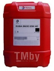 Масло моторное синтетическое TOTAL RUBIA TIR 8600 10W40, канистра 17,5кг