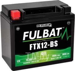 Аккумулятор GEL FTX12-BS (150x87x130) 10Ач -/+ FULBAT 550922