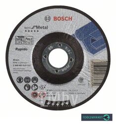 Круг отрезной выпуклый Best for Metal-Rapido A 60 W BF D125 1мм 2.608.603.515 BOSCH