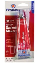 Герметик формирователь прокладок, красный силиконовый высокотемпературный (-54С +343С) Red High-Temp RTV Silicone Gasket, 85 гр PERMATEX 81160
