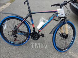 Велосипед Greenway SCORPION 26 Черно-Синий (рама 21)