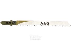 Пилка для лобзика (по дереву) AEG T101B 75х2,5 мм (5 шт) 4932352148