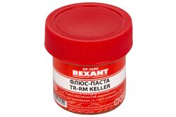 Флюс для пайки REXANT, паста TR-RM KELLER, 20 мл, банка