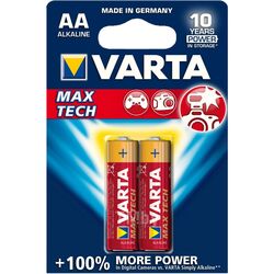 Батарейки VARTA LONGLIFE MAX POWER тип AA, BLI 2 (упаковка 2шт)