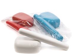 Набор пластмассовый "Дорожный" 2 пр. : мыльница, футляр для зубной щетки (арт. MPG4678, код 934678)