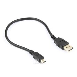 Кабель USB 2.0 Cablexpert CC-5PUSB2D-0.3M, мультиразъем USB, AM/miniB 5P, 30cм, пакет
