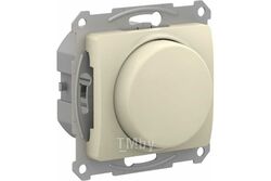Светорегулятор (диммер) повор-нажим, LED, RC, 400Вт, мех., БЕЖЕВЫЙ Schneider Electric GSL000223 GLOSSA