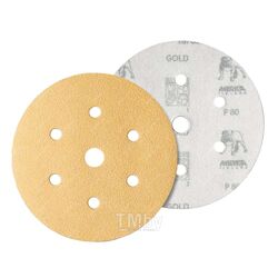 Шлиф. материал GOLD на буажной основе 150 мм GRIP H Р280 6+1 отв. MIRKA 2362809928