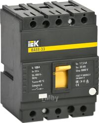 Выключатель автоматический IEK ВА 88-33 3п 125А 35кА С / SVA20-3-0125