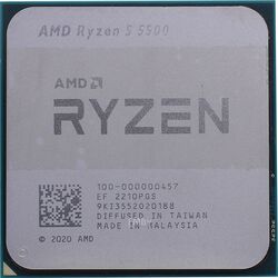 Процессор AMD Ryzen 5 5500 (Oem) (100-100000457) (4.2/3.6Ghz, 6 ядер, 16MB, 65W, AM4)