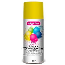 Краска желтая флюорисцентная (265г) MagicLine 1070