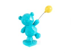Статуэтка полистоун "медвежонок с воздушным шариком" 10x6x21,4 см Belbohemia 29749833