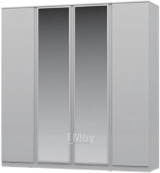Шкаф НК Мебель Stern 4-х дверный с зеркалом / 72676507 (белый)