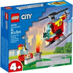 Конструктор Lego City Пожарный вертолёт 60318