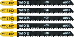 Полотна для электролобзика по дереву 75х100х1,2мм 8TPI (5шт) Yato YT-3402