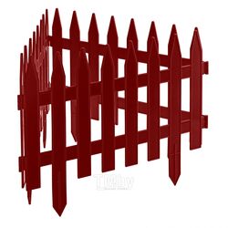 Забор декоративный "Рейка", 28 х 300 см, терракот, PALISAD 65007