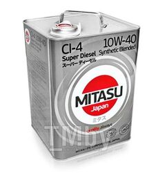 Моторное масло полусинтетическое MITASU 10W40 6L SUPER DIESEL CI-4 MJ2226