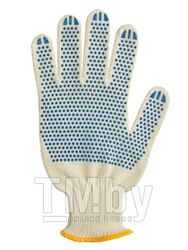 Рабочие перчатки х/б с ПВХ 10 класс, 4 нити для монтажных и отделочных строительных работ MYPROTECT PR1040