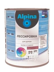 Пропитка для дерева Alpina шелковис-матовая, белый (алкид) 0,75л/0,6