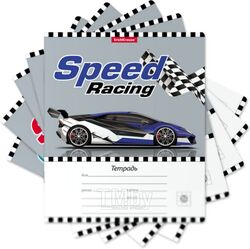 Тетрадь Erich Krause Speed Racing / 49235 (24л, клетка)