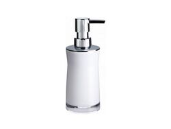 Дозатор для жидкого мыла акриловый "Disco White" 6,5*6,5*19 см (арт. 2103501, код 210193)