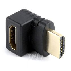 Переходник HDMI - HDMI Cablexpert A-HDMI270-FML, 19F/19M, угловой соединитель 270 градусов, золоты