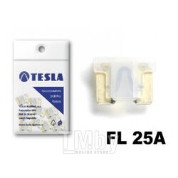 Предохранители плоские Low Profile MINI 25A FL serie 58V DC (10 шт) TESLA FL00.025.010
