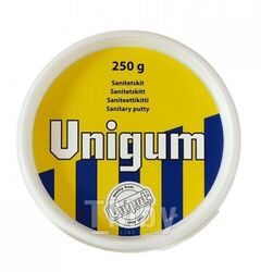 Замазка сантехн. "UNIGUM" (пласт. банка 250 г)