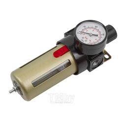 Фильтр-регулятор с индикатором давления для пневмосистем 1/2(10Мк, 1400 л/мин, 0-10bar,раб. температура 5-60) FORCEKRAFT FK-BFR4000