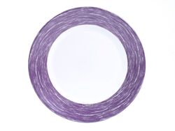 Тарелка мелкая стеклокерамическая "brush purple" 23,5 см Luminarc
