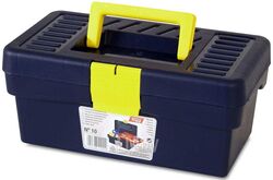 Ящик для инструмента пластмассовый с лотком 10 (290x170x127 мм) (110009) (TAYG)