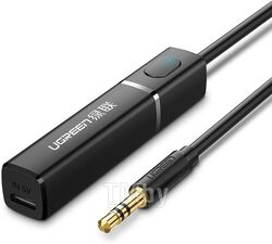 Блютуз аудио трансмиттер UGREEN Bluetooth Transmitter with 3.5mm Male Audio Cable CM107 (Black) 40761