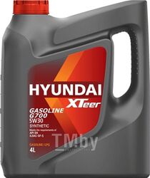 Моторное масло синтетическое HYUNDAI XTEER Gasoline G700 5W30 1L API SN ILSAC GF-5, SYNTHETIC 1011135