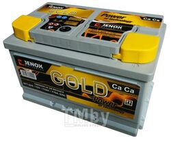 Аккумуляторная батарея 77Ah JENOX GOLD 12V 77Ah 760A (R+) 17,21kg 276x175x175mm 77624