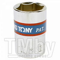 Головка торцевая стандартная шестигранная KING TONY 3/8", 13 мм 333513M