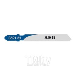 Пилка для лобзика (по металлу) AEG T118B 55x2,0 мм (5 шт) 4932352151
