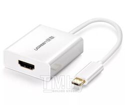Переходник UGREEN 40273 White Type C (M) to HDMI (F)