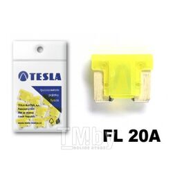 Предохранители плоские Low Profile MINI 20A FL serie 58V DC (10 шт) TESLA FL00.020.010