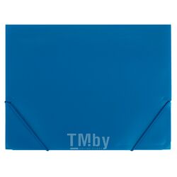 Папка на резинке А4 300мкм синяя Shebar Sb-09715B-BL